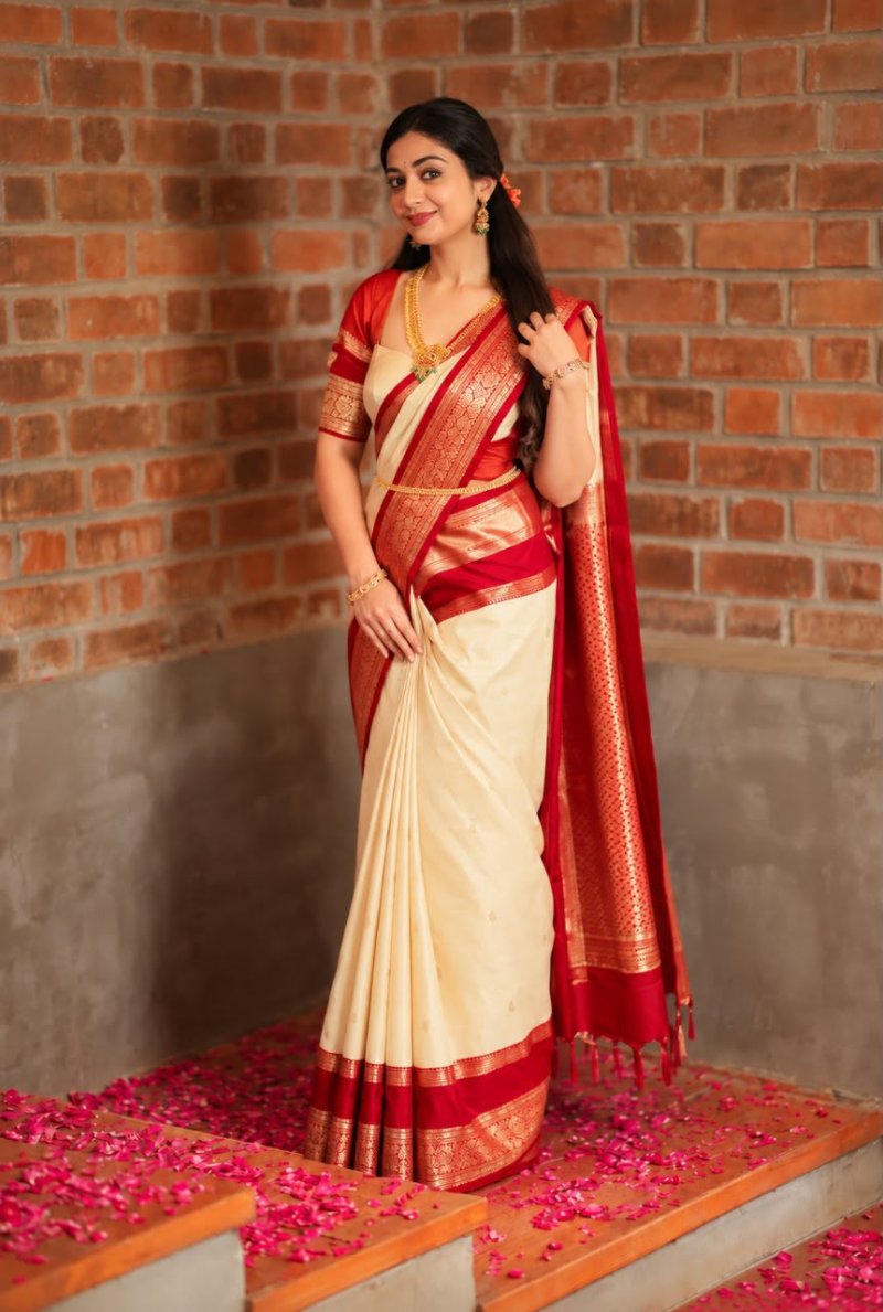 Sneha Vol 1 By Aab Art Silk Jacquard Border Saree 